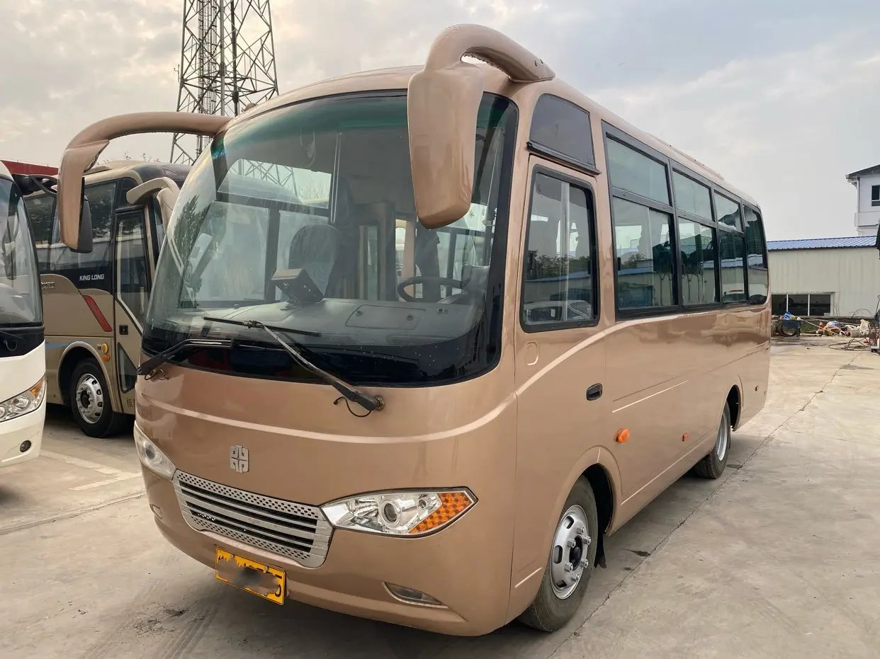 Used Zhongtong LCK6660D Mini Bus 25 Seats Front Engine A/C — Second Hand Mini Bus