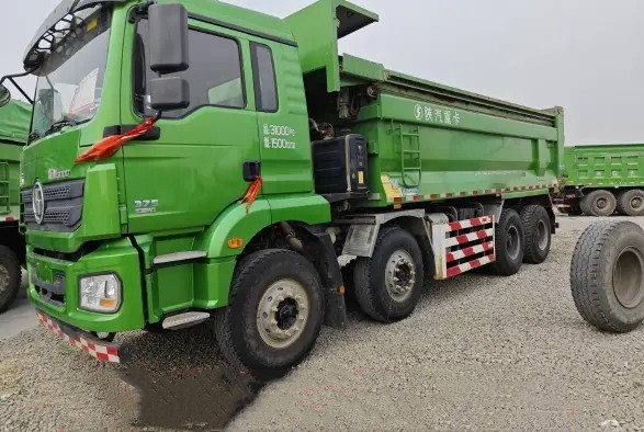 Used SHACMAN Dump Truck 8×4 375hp 12 Tires — Second Hand Diesel Tipper
