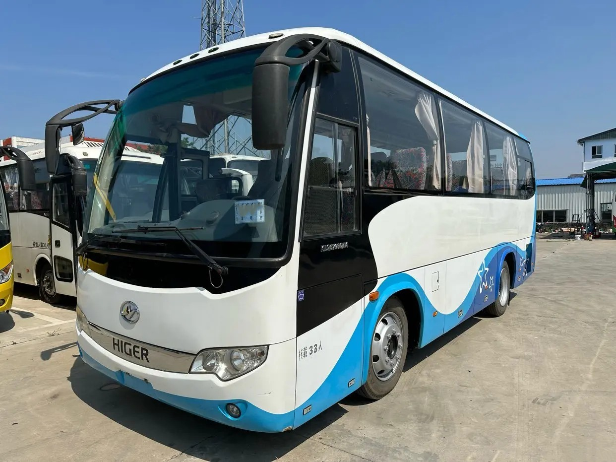 Used Higer KLQ6796 Transit Bus 33 Seats Yuchai Airbag Suspension A/C
